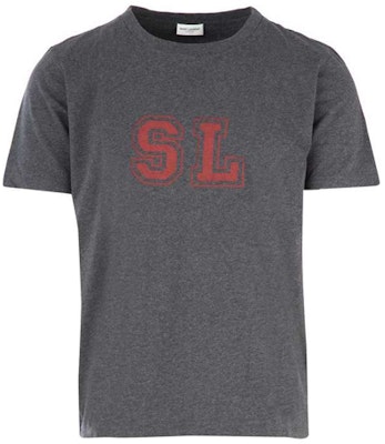 圣罗兰男士灰色Logo短袖圆领T恤 500231YB20H1302 Order 圣罗兰男士灰色Logo短袖圆领T恤 500231YB20H1302