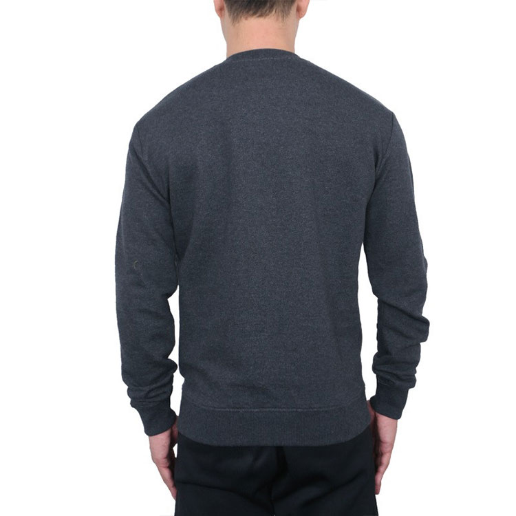 Details for 생로랑 로고 크루넥 풀오버 스웨트셔츠 남성용 그레이. 500649YB20E1466