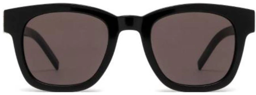 SAINT LAURENT Logo Irregular Acetate Sunglasses Unisex Black SLM124001 Shop SAINT LAURENT Logo Irregular Acetate Sunglasses Unisex Black SLM124001