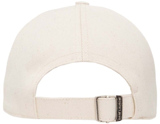 Saint Laurent Logo Patch Baseball Cap Beige Order Saint Laurent Logo Patch Baseball Cap Beige