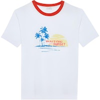 SAINT LAURENT Logo Print Crewneck Short Sleeve T-Shirt Men White 500640YB2MY8486 SAINT LAURENT Logo Print Crewneck Short Sleeve T-Shirt Men White 500640YB2MY8486