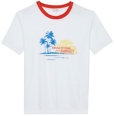 생로랑 로고 프린트 크루넥 반팔 티셔츠 남성 화이트 500640YB2MY8486 Order 생로랑 로고 프린트 크루넥 반팔 티셔츠 남성 화이트 500640YB2MY8486