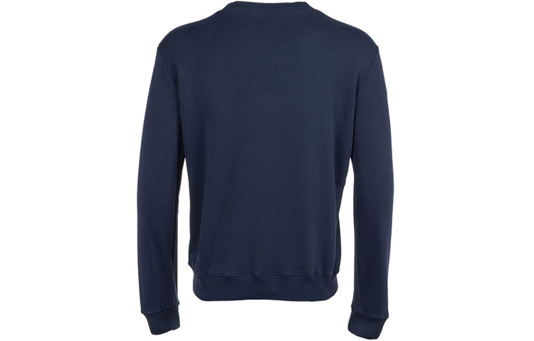 Lookbook サンローラン ロゴプリント クルーネック スウェットシャツ ネイビーブルー メンズ. 467907YB1EJ4143