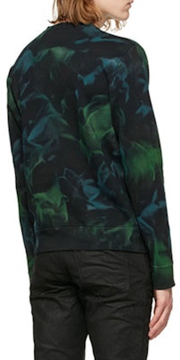 SAINT LAURENT Logo Tie-Dye Crewneck Lengan Panjang Sweatshirt Hijau 652506Y36CZ1164 Purchase SAINT LAURENT Logo Tie-Dye Crewneck Lengan Panjang Sweatshirt Hijau 652506Y36CZ1164