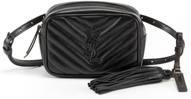 Saint Laurent Lou Belt Bag Quilted Black Hardware Black Saint Laurent Lou Belt Bag Quilted Black Hardware Black