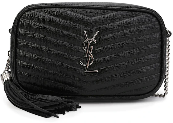 Saint Laurent Lou Crossbody Bag Black Buy Saint Laurent Lou Crossbody Bag Black