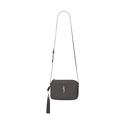 Saint Laurent Lou Crossbody Bag Quilted Black
