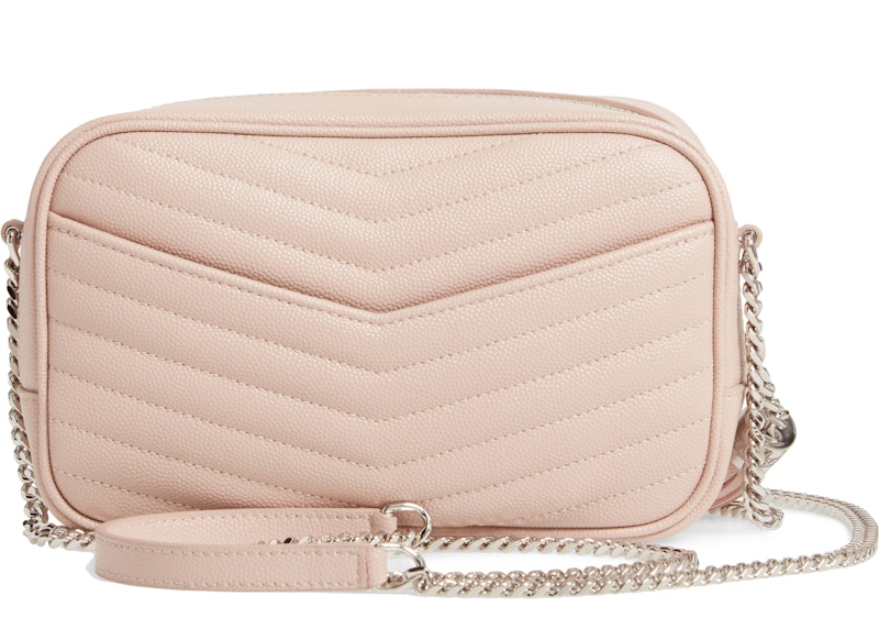Order Bolso Bandolera Mini Rosa Matelassé Saint Laurent Lou