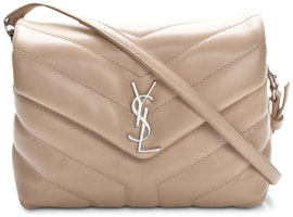 Saint Laurent LouLou Crossbody Matelasse Toy Beige Saint Laurent LouLou Crossbody Matelasse Toy Beige