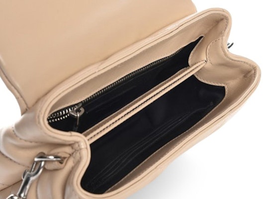 Saint Laurent LouLou Crossbody Matelasse Toy Beige Lookbook Saint Laurent LouLou Crossbody Matelasse Toy Beige