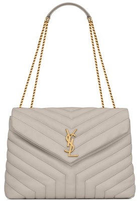 Saint Laurent Loulou Medium Chain Bag Matelasse Y Blanc Vintage Buy Saint Laurent Loulou Medium Chain Bag Matelasse Y Blanc Vintage