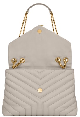 Saint Laurent Loulou Medium Chain Bag Matelasse Y Blanc Vintage Lookbook Saint Laurent Loulou Medium Chain Bag Matelasse Y Blanc Vintage