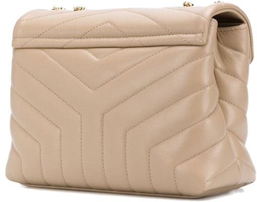 Saint Laurent Loulou Quilted Shoulder Bag Beige Order Saint Laurent Loulou Quilted Shoulder Bag Beige