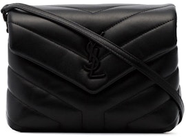 Saint Laurent Loulou Shoulder Bag Matelasse Black-tone Toy Black Saint Laurent Loulou Shoulder Bag Matelasse Black-tone Toy Black