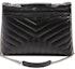 Order Saint Laurent Loulou Silver-tone Medium Black