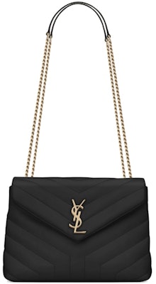 Saint Laurent Loulou Small Chain Bag Matelasse Y Black/Gold 494699DV727-1000 Buy Saint Laurent Loulou Small Chain Bag Matelasse Y Black/Gold 494699DV727-1000