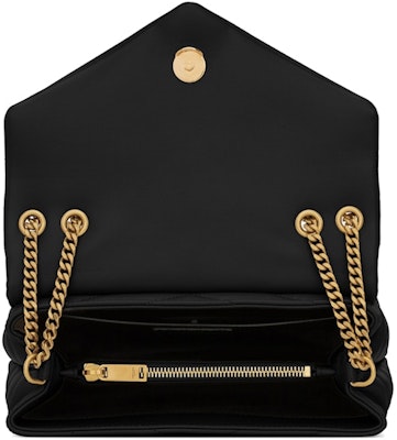Saint Laurent Loulou Small Chain Bag Matelasse Y Black/Gold 494699DV727-1000 Lookbook Saint Laurent Loulou Small Chain Bag Matelasse Y Black/Gold 494699DV727-1000