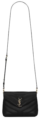 Saint Laurent Loulou Toy Bag Matelasse Leather Gold-tone Black Buy Saint Laurent Loulou Toy Bag Matelasse Leather Gold-tone Black