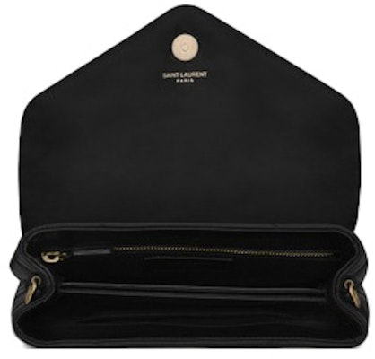 Saint Laurent Loulou Toy Bag Matelasse Leather Gold-tone Black Lookbook Saint Laurent Loulou Toy Bag Matelasse Leather Gold-tone Black