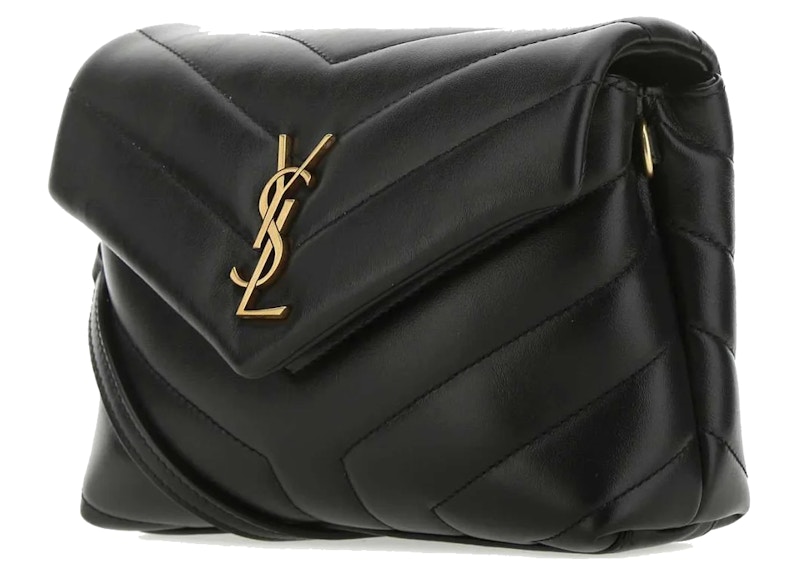 Lookbook サンローラン ルー ミニショルダーバッグ (ブラック)
