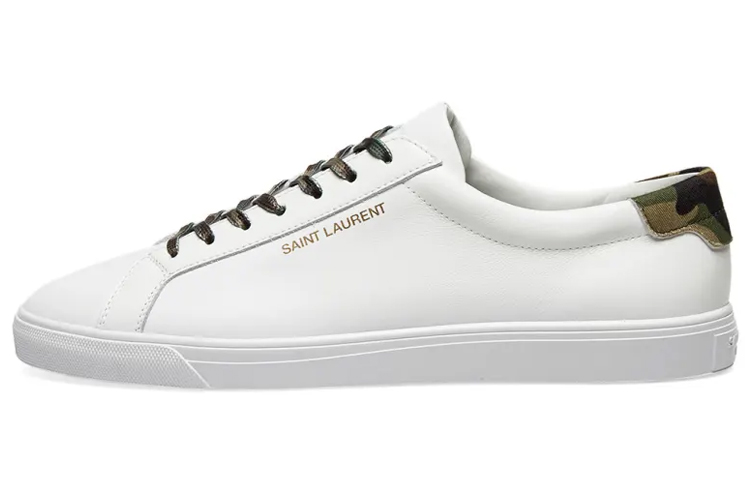 Saint Laurent Low 'White-Green'