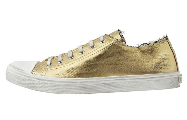 Saint Laurent Low Top Sneaker 'Gold Denim' 60246299R008097