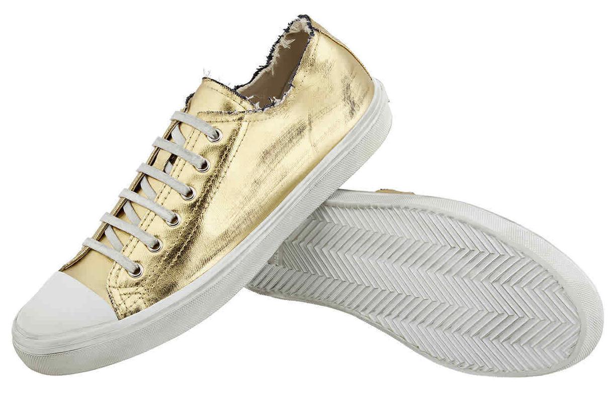 Lookbook Saint Laurent Baskets Basses ''Gold Denim'' 60246299R008097