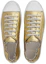 Shop Saint Laurent Baskets Basses ''Gold Denim'' 60246299R008097