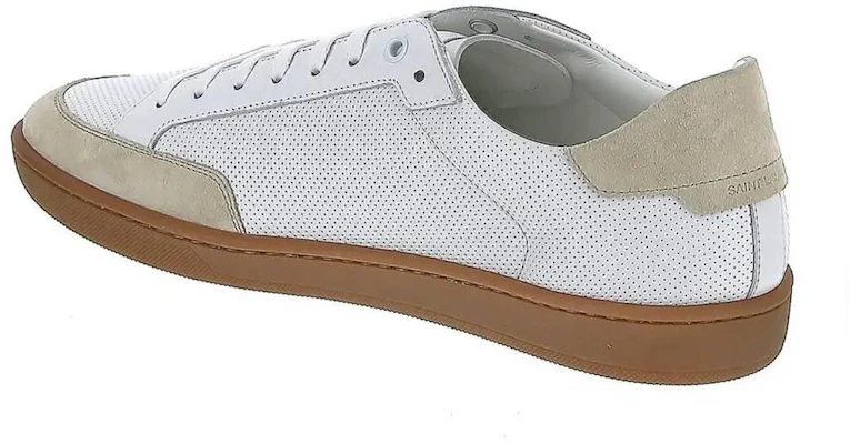Saint Laurent Sepatu Low Top 'Kulit Putih' 6032231JZA09674 Shop Saint Laurent Sepatu Low Top 'Kulit Putih' 6032231JZA09674