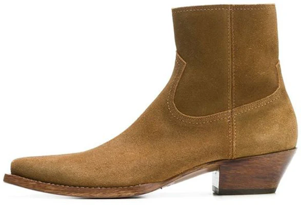 Saint Laurent Stivali Lukas ''Brown Zipper'' Marrone con Cerniera 530824BPN005710 Buy Saint Laurent Stivali Lukas ''Brown Zipper'' Marrone con Cerniera 530824BPN005710
