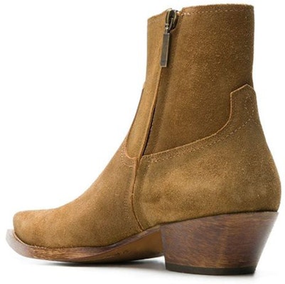 Saint Laurent Lukas Boots 'Brown Zipper' 530824BPN005710 Lookbook Saint Laurent Lukas Boots 'Brown Zipper' 530824BPN005710