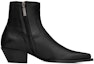 Order But Saint Laurent Lukas Zip Boot 'Hitam' 530825-CY500-1000