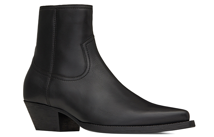 Lookbook Botas Saint Laurent Lukas Zip 'Negras'. 530825-CY500-1000