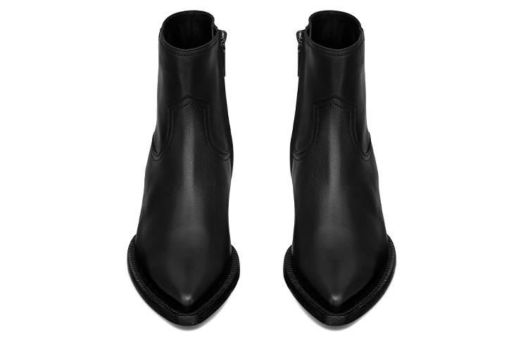 Shop Botas Saint Laurent Lukas Zip 'Negras'. 530825-CY500-1000