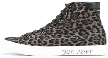 Saint Laurent Malibu Mid 'Grey Leopard' 606075-1ZB10-1740 Saint Laurent Malibu Mid 'Grey Leopard' 606075-1ZB10-1740