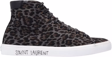 Saint Laurent Malibu Mid 'Grey Leopard' 606075-1ZB10-1740 Saint Laurent Malibu Mid 'Grey Leopard' 606075-1ZB10-1740