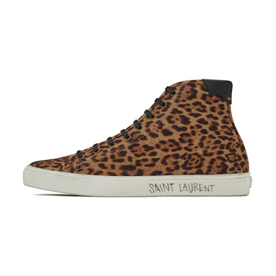 Saint Laurent Malibu Mid 'Leopard Print'