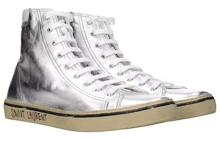 Order Saint Laurent Malibu Mid ''Argent Métallique'' 711267-AAAS7-1462