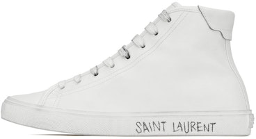 Saint Laurent Malibu Mid 'Optic White' 649249-00NG0-9030 Saint Laurent Malibu Mid 'Optic White' 649249-00NG0-9030