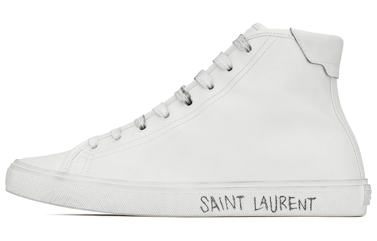 Saint Laurent Malibu Mid 'Optic White' 649249-00NG0-9030