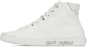 Saint Laurent Malibu Mid 'Optic White' 649249-00NG0-9030 Saint Laurent Malibu Mid 'Optic White' 649249-00NG0-9030