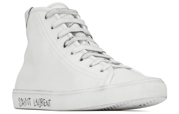 Lookbook Saint Laurent Malibu Mid ''Bianco Ottico'' 649249-00NG0-9030