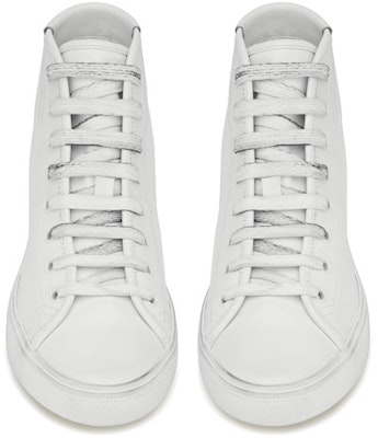 Saint Laurent Malibu Mid 'Optic White' di Putih Optik 649249-00NG0-9030 Shop Saint Laurent Malibu Mid 'Optic White' di Putih Optik 649249-00NG0-9030