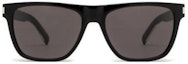 Order SAINT LAURENT Men’s Irregular Acetate Black Logo Sunglasses. SL619001
