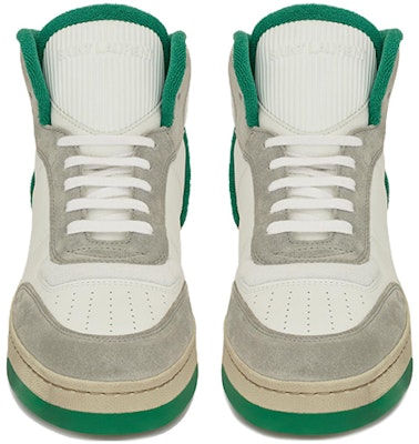 Zapatillas Saint Laurent Mid-Top Cordones 'Blanco Verde' 711250AAB3D8513 Lookbook Zapatillas Saint Laurent Mid-Top Cordones 'Blanco Verde' 711250AAB3D8513