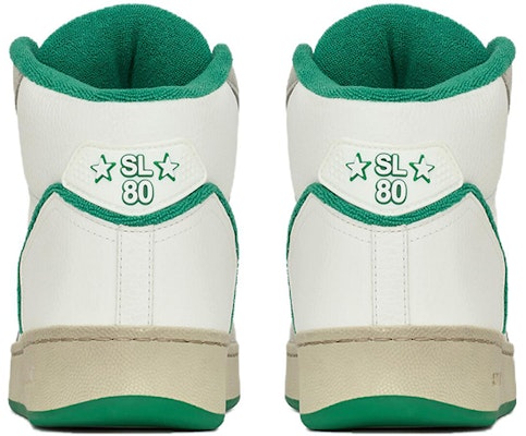 Zapatillas Saint Laurent Mid-Top Cordones 'Blanco Verde' 711250AAB3D8513 Shop Zapatillas Saint Laurent Mid-Top Cordones 'Blanco Verde' 711250AAB3D8513