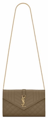 Saint Laurent Monogram Chain Wallet Grain De Poudre Vert Kaki Buy Saint Laurent Monogram Chain Wallet Grain De Poudre Vert Kaki