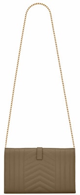 Saint Laurent Monogram Chain Wallet Grain De Poudre Vert Kaki Order Saint Laurent Monogram Chain Wallet Grain De Poudre Vert Kaki