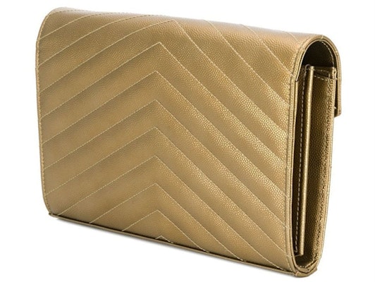 Saint Laurent Monogram Chain Wallet Matelasse Grain de Poudre Brome Order Saint Laurent Monogram Chain Wallet Matelasse Grain de Poudre Brome