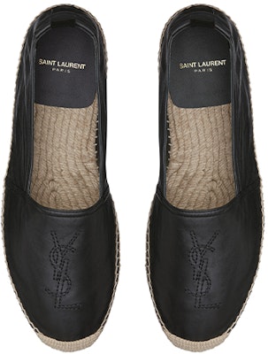 Saint Laurent Monogram Espadrilles 'Black' 5096160AS001000 Shop Saint Laurent Monogram Espadrilles 'Black' 5096160AS001000